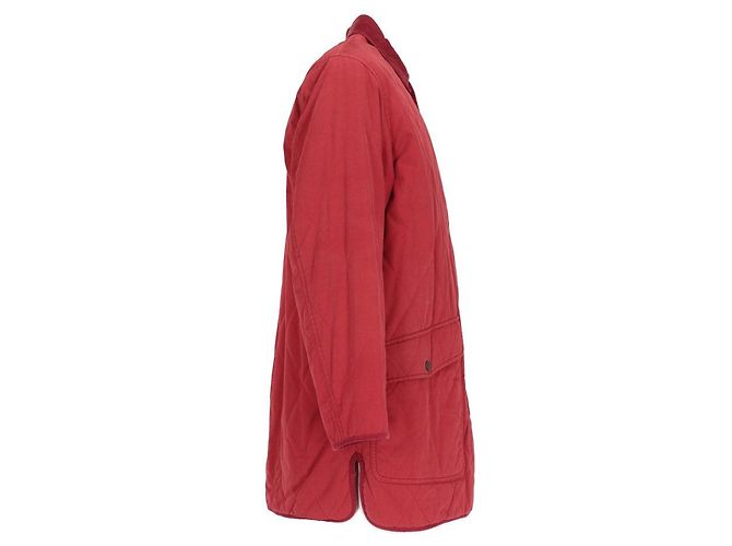 Chaqueta acolchada Burberry roja de algodón años 70 - vista 2