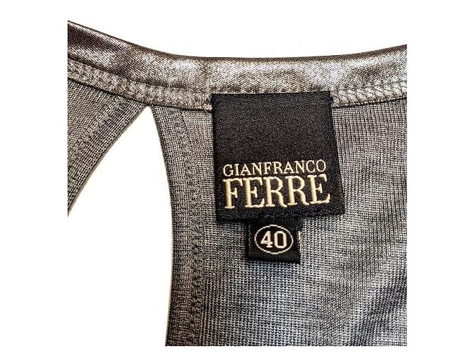 Top Gianfranco Ferré de los 90 Plata - vista 6