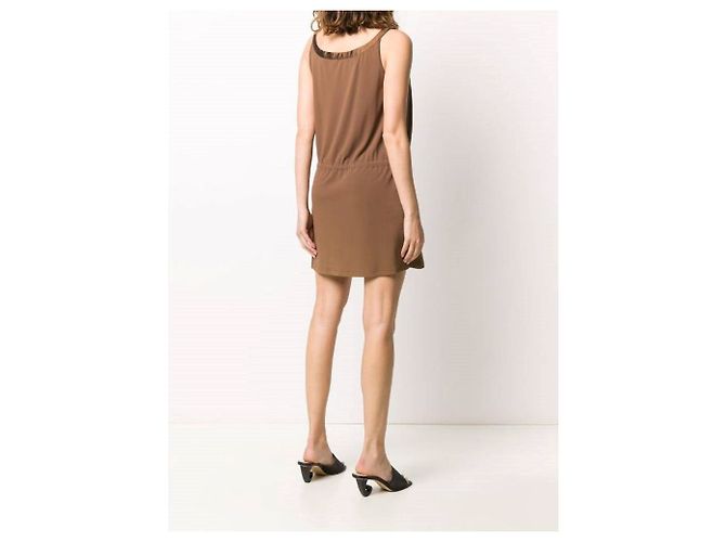 Autre Marque Abito Oppio Fashion 90s Marrone - vista 4