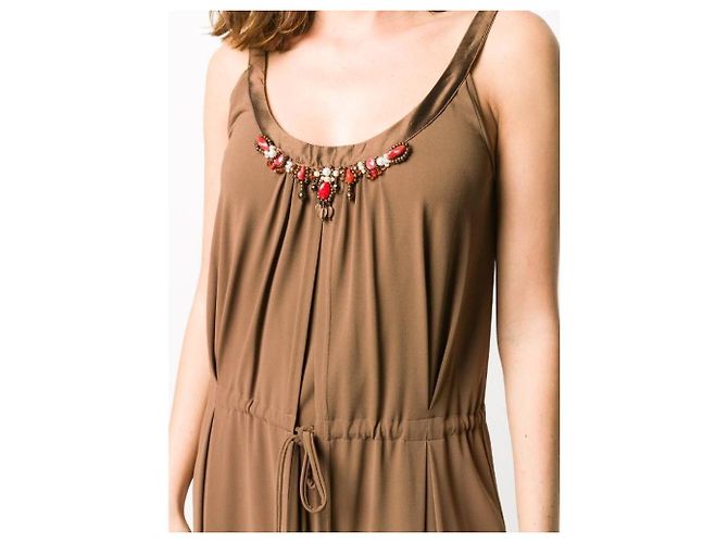 Autre Marque Abito Oppio Fashion 90s Marrone - vista 5