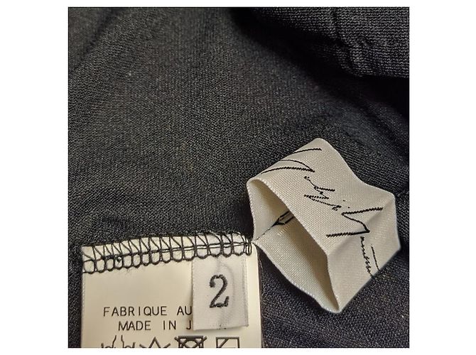 Top Yohji Yamamoto de los 90 Negro - vista 6