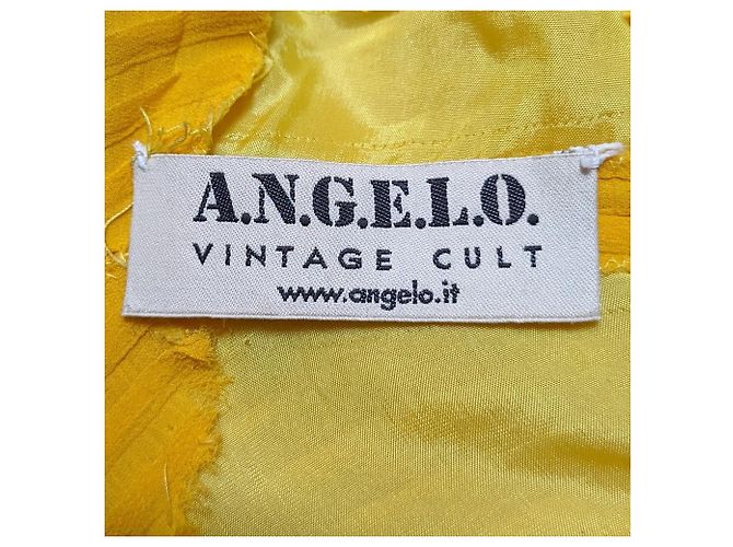 Autre Marque Abito A.N.G.E.L.O. Vintage Cult 80s Giallo - vista 7