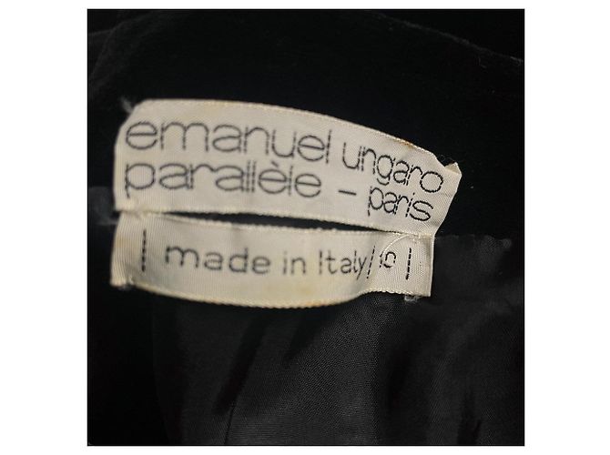 Giacca Emanuel Ungaro anni 80 Nero - vista 6