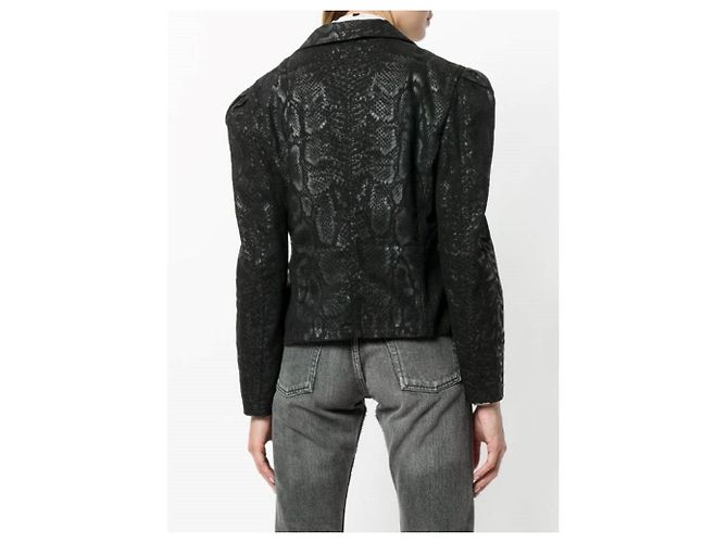 Roberto Cavalli 70s Jacke Schwarz - Ansicht 4
