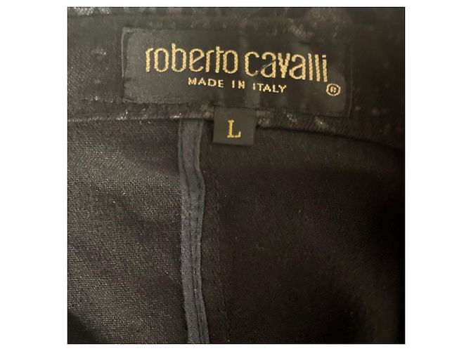 Roberto Cavalli 70s Jacke Schwarz - Ansicht 6