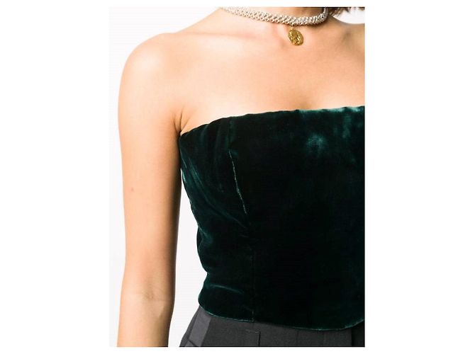 Top Gianfranco Ferré 90s Verde - vista 3
