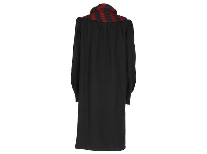 Basile Kleid aus Wollmischung in Schwarz - Ansicht 3
