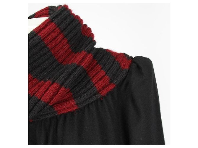 Basile Kleid aus Wollmischung in Schwarz - Ansicht 4