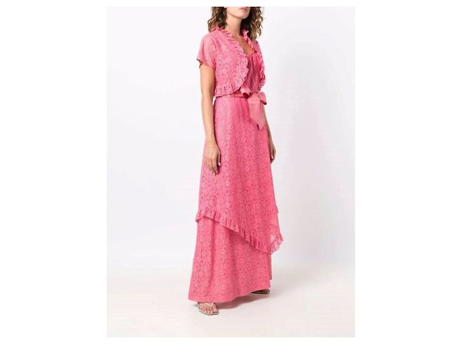 Autre Marque Abito A.N.G.E.L.O. Vintage Cult anni 1950 Rosa - vista 3