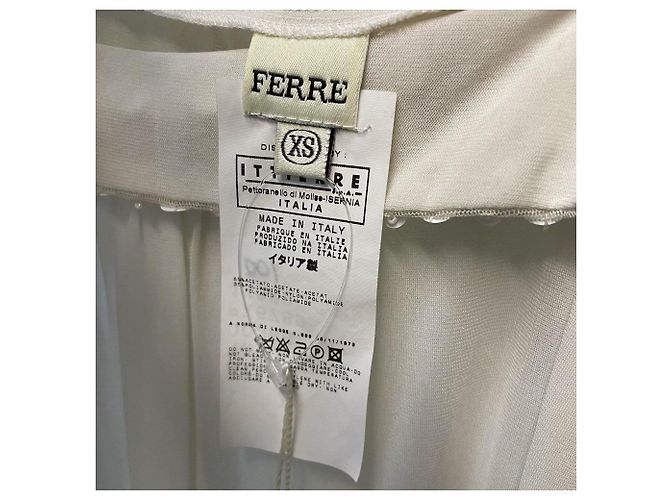 Blusa Gianfranco Ferré de los 90 Blanco - vista 6