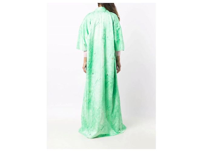 Autre Marque A.N.G.E.L.O. Vintage Cult 70s Kimono Verde - vista 4