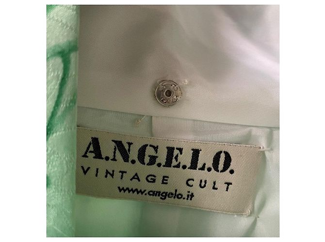 Autre Marque A.N.G.E.L.O. Vintage Cult 70s Kimono Verde - vista 6