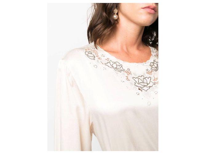 Autre Marque Blusa A.N.G.E.L.O. Vintage Cult 70s Crudo - vista 4