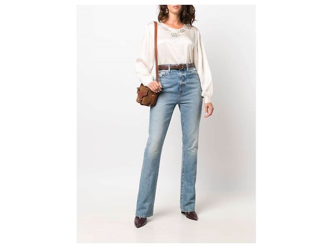 Autre Marque Blusa A.N.G.E.L.O. Vintage Cult 70s Crudo - vista 5
