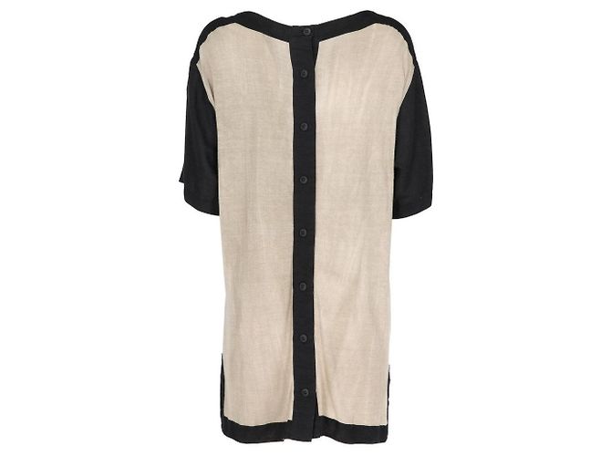 JC de Castelbajac 80s Maxi Sweater Beige - vista 3