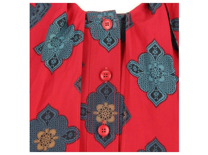 Jean Louis Scherrer Jean-Louis Scherrer Kleid aus den 70ern Rot - Ansicht 7