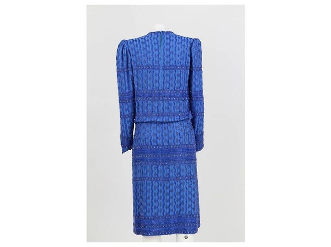 Autre Marque Abito A.N.G.E.L.O. Vintage Cult 80s Blu - vista 2