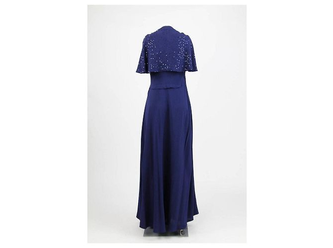 Autre Marque Abito A.N.G.E.L.O. Vintage Cult 70s Blu - vista 2