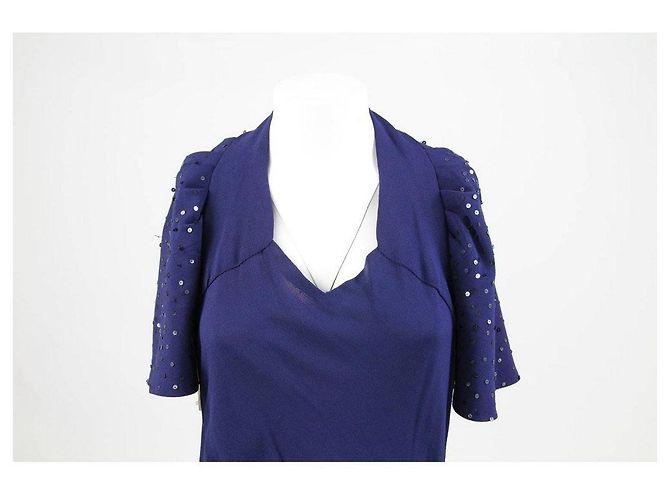 Autre Marque Abito A.N.G.E.L.O. Vintage Cult 70s Blu - vista 3