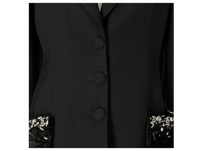 Blazer Gianfranco Ferré anni '90 Nero - vista 5