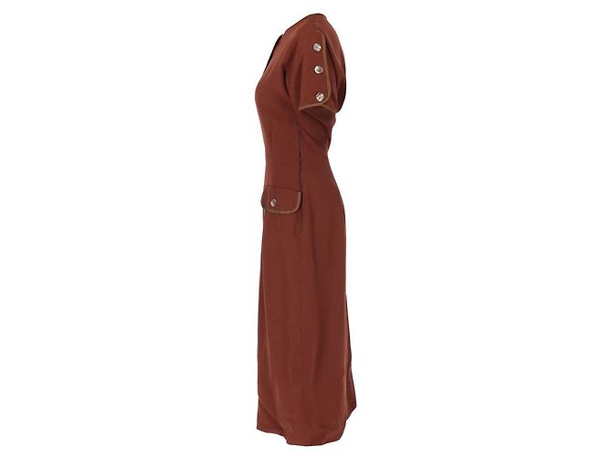 Autre Marque Abito A.N.G.E.L.O. Vintage Cult anni '40 Marrone - vista 2