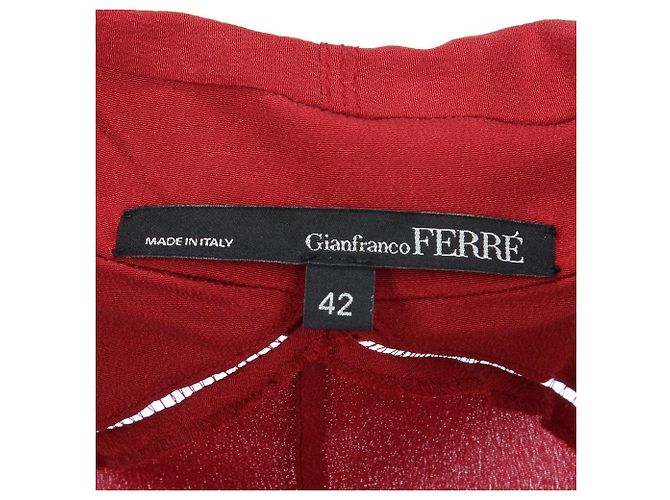 Vestido Gianfranco Ferré de los 90 Roja - vista 7