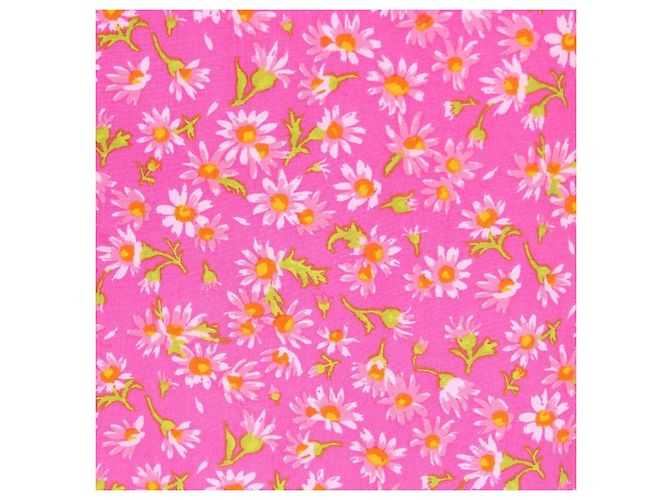 Camisa Ken Scott de algodón fucsia con estampado floral Rosa - vista 5