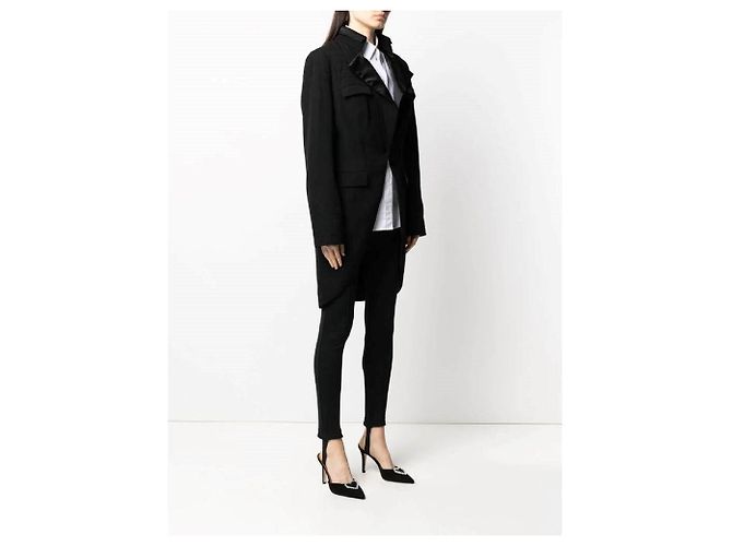 Chanel Black Wool Tailcoat Jacket - view 3