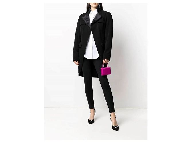 Chanel Black Wool Tailcoat Jacket - view 5