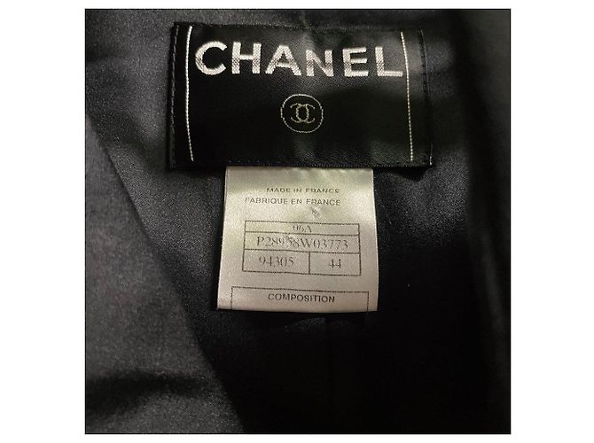 Chanel Black Wool Tailcoat Jacket - view 6