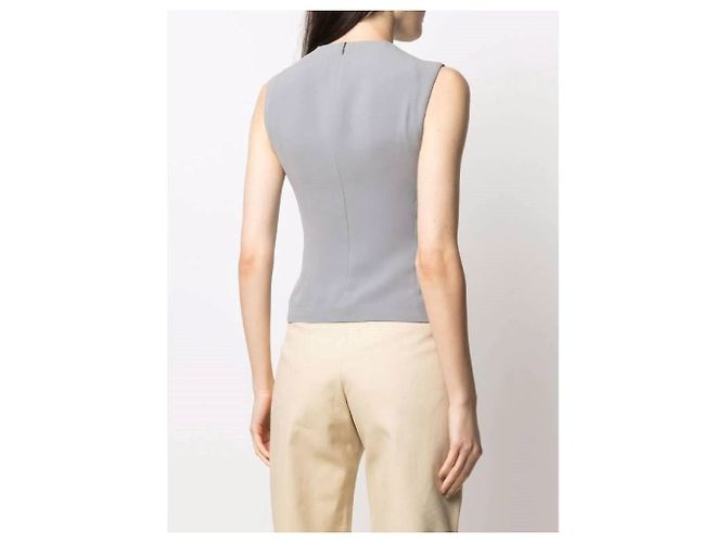 Blusa Giorgio Armani de los 90 Gris - vista 4