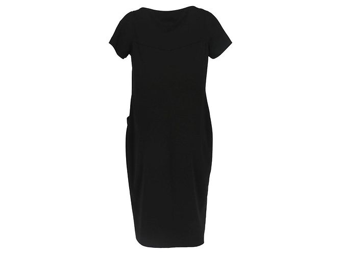 Moschino Cheap and Chic Midi Kleid Schwarz - Ansicht 3
