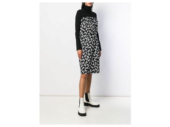Vestido Yves Saint Laurent de los 80 Negro - vista 3