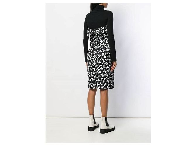 Vestido Yves Saint Laurent de los 80 Negro - vista 4