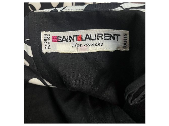 Vestido Yves Saint Laurent de los 80 Negro - vista 8