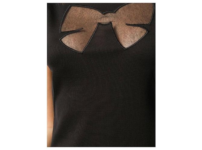 Moschino 90s Tube Kleid Schwarz - Ansicht 5