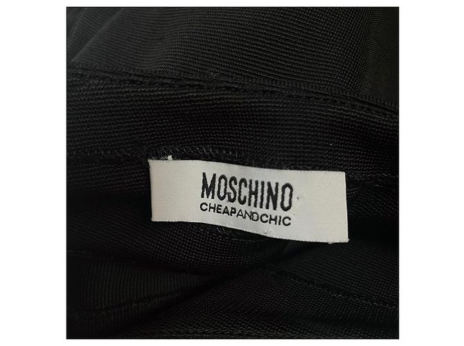 Moschino 90s Tube Kleid Schwarz - Ansicht 6