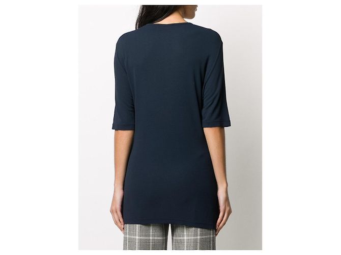 Blusa Yves Saint Laurent de los 90 Azul - vista 4