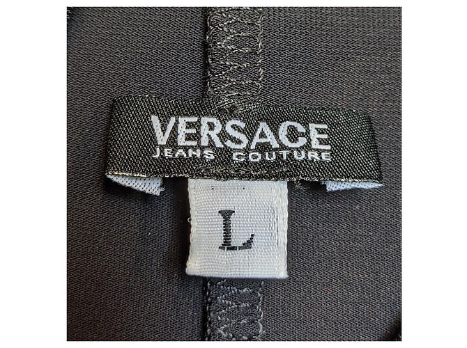 Versace Schwarzes Rollkragen Top mit Cut-Out - Ansicht 6