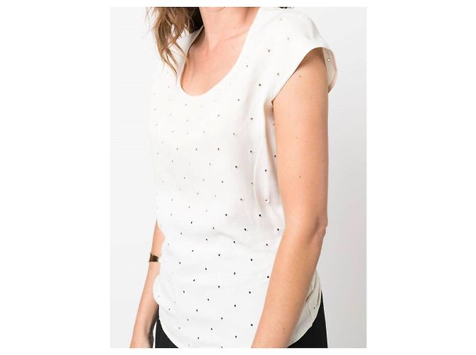 Versace Ajouré Bluse Weiß Acetat - Ansicht 4