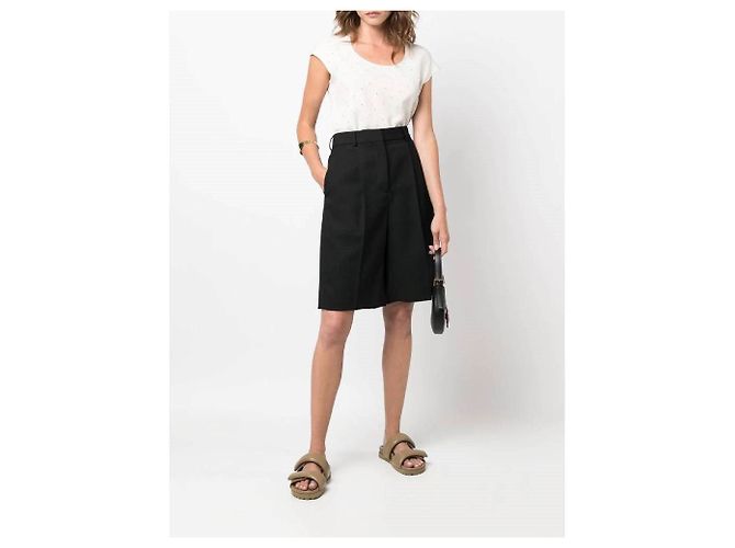 Versace Ajouré Bluse Weiß Acetat - Ansicht 5