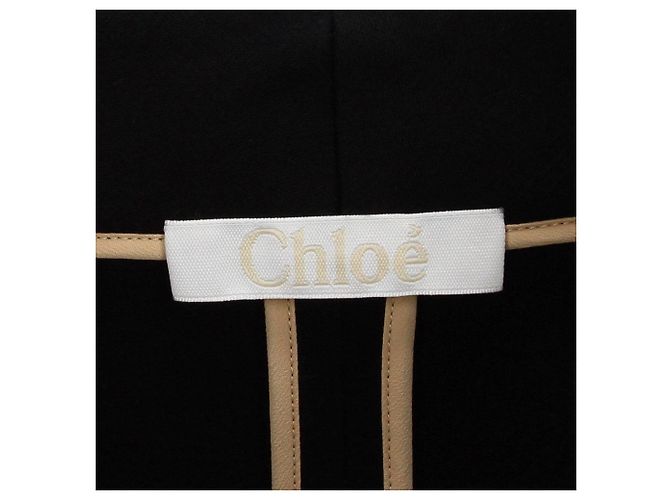 Chloé Sweatshirt Kleid Schwarz Viscose - Ansicht 4