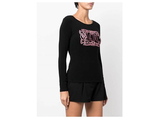 Versace Pullover aus den 2000ern Schwarz - Ansicht 3