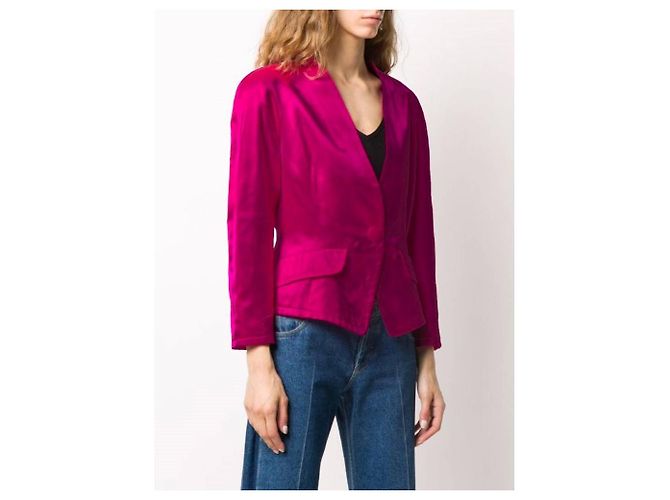 Yves Saint Laurent Giacca anni '80 Rosa - vista 3