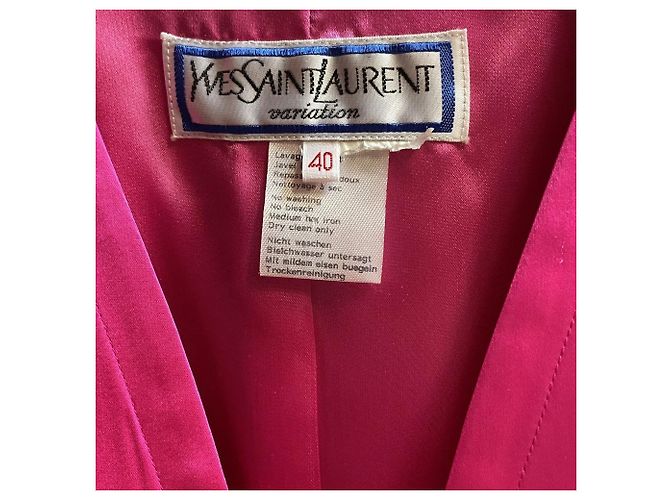 Yves Saint Laurent Giacca anni '80 Rosa - vista 6