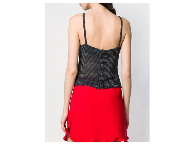 Top Chanel primi anni 2000 Blu - vista 3