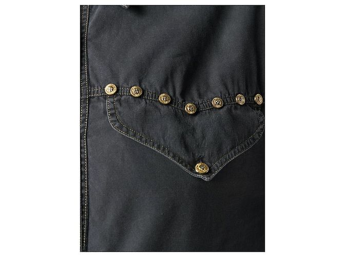 Camisa Versace Jeans Couture de algodón gris - vista 5