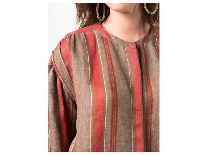 Blusa Giorgio Armani de los 80 Castaño - vista 2