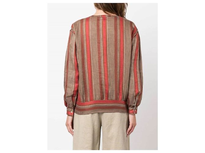 Blusa Giorgio Armani de los 80 Castaño - vista 3