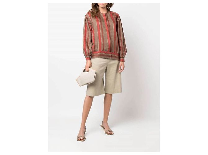 Blusa Giorgio Armani de los 80 Castaño - vista 4